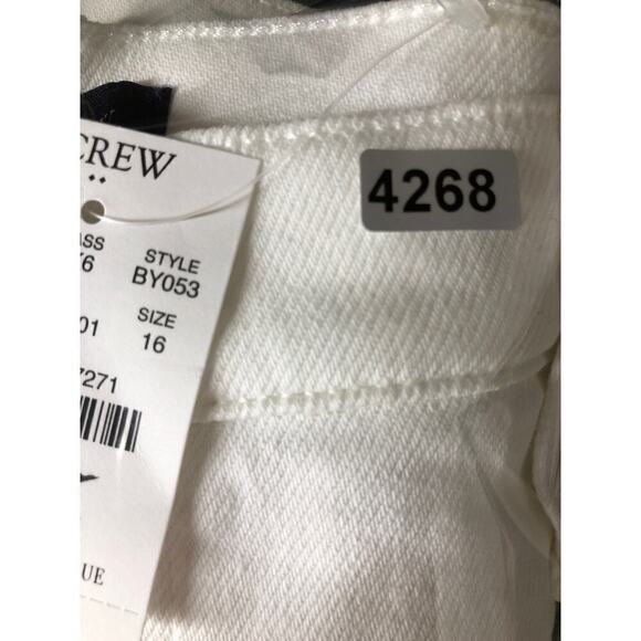 J. Crew Skirt Jean Denim A-Line Pencil Midi 5-Pocket Design White NWT Size 16 - Picture 11 of 11